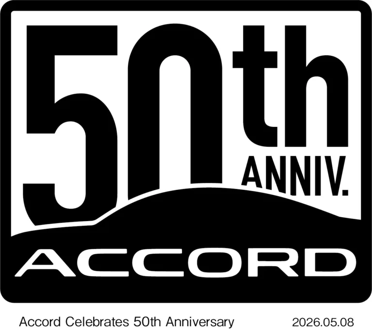 A special graphic to celebrate 50 years of the Honda Accord.