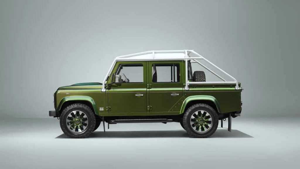 Land Rover Classic Adds 110 Double Cab Pick-Up to 'Colour-Changing' Defender Range