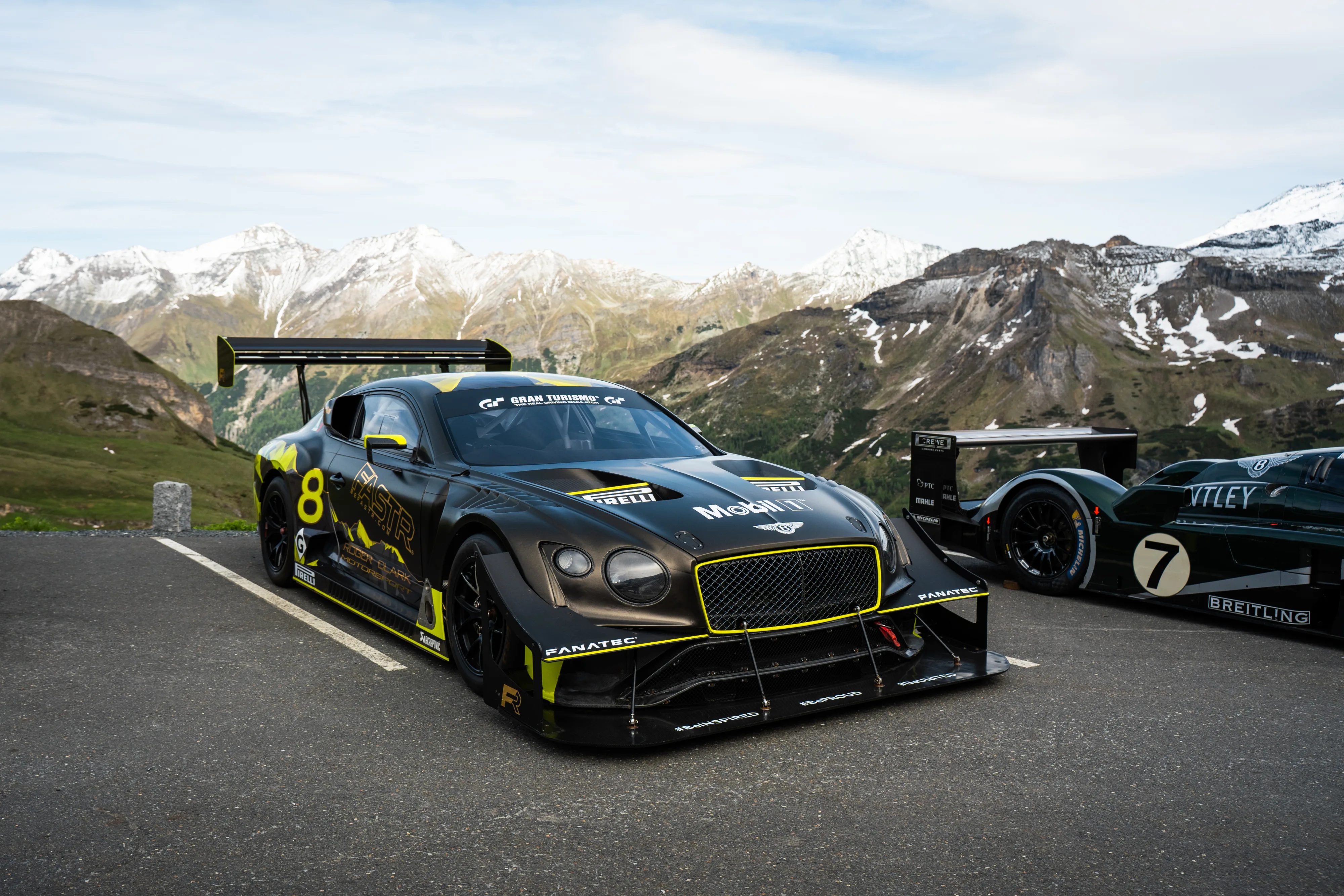 Bentley takes over an Austrian alpine rest stop, with Pikes Peak Cars along as company