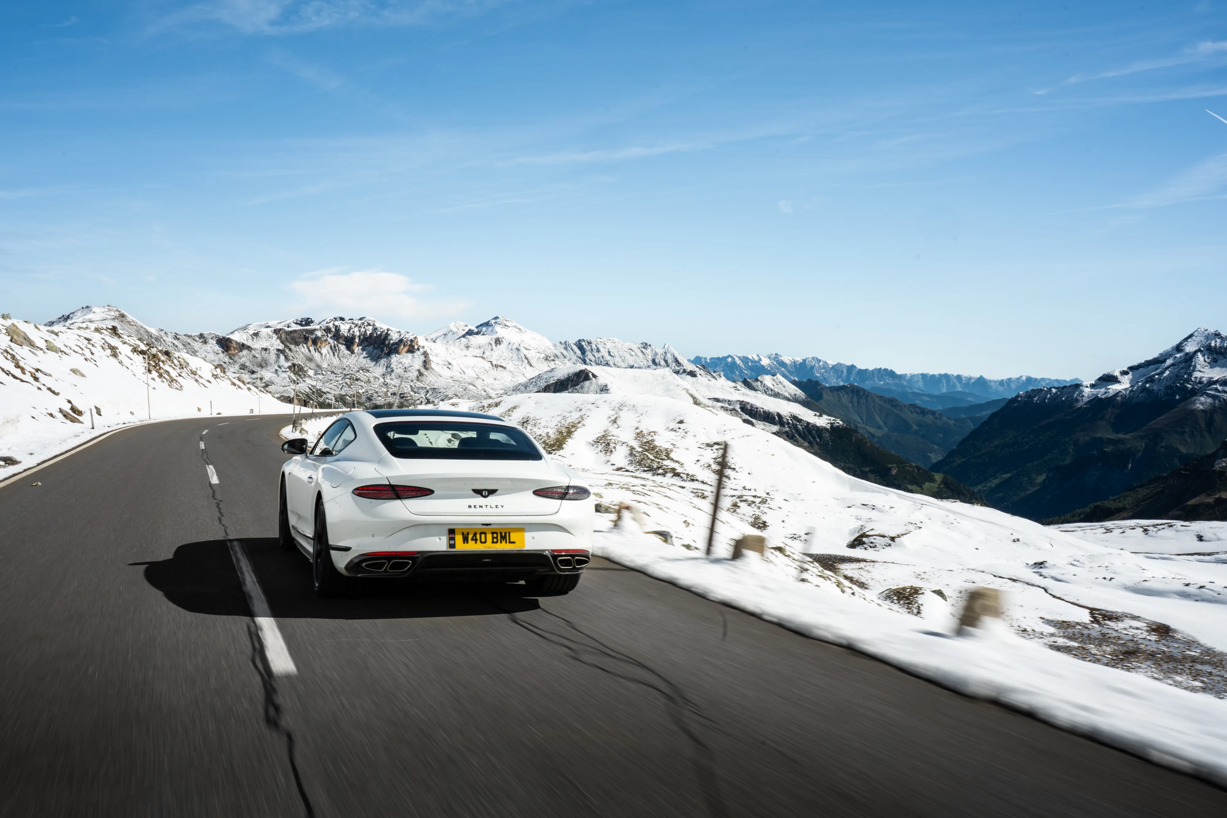 Bentley takes over an Austrian alpine rest stop, with Pikes Peak Cars along as company