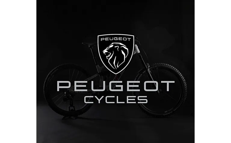 A promotional photo of 'Peugeot Cycles' as the brand returns to one of its original businesses.