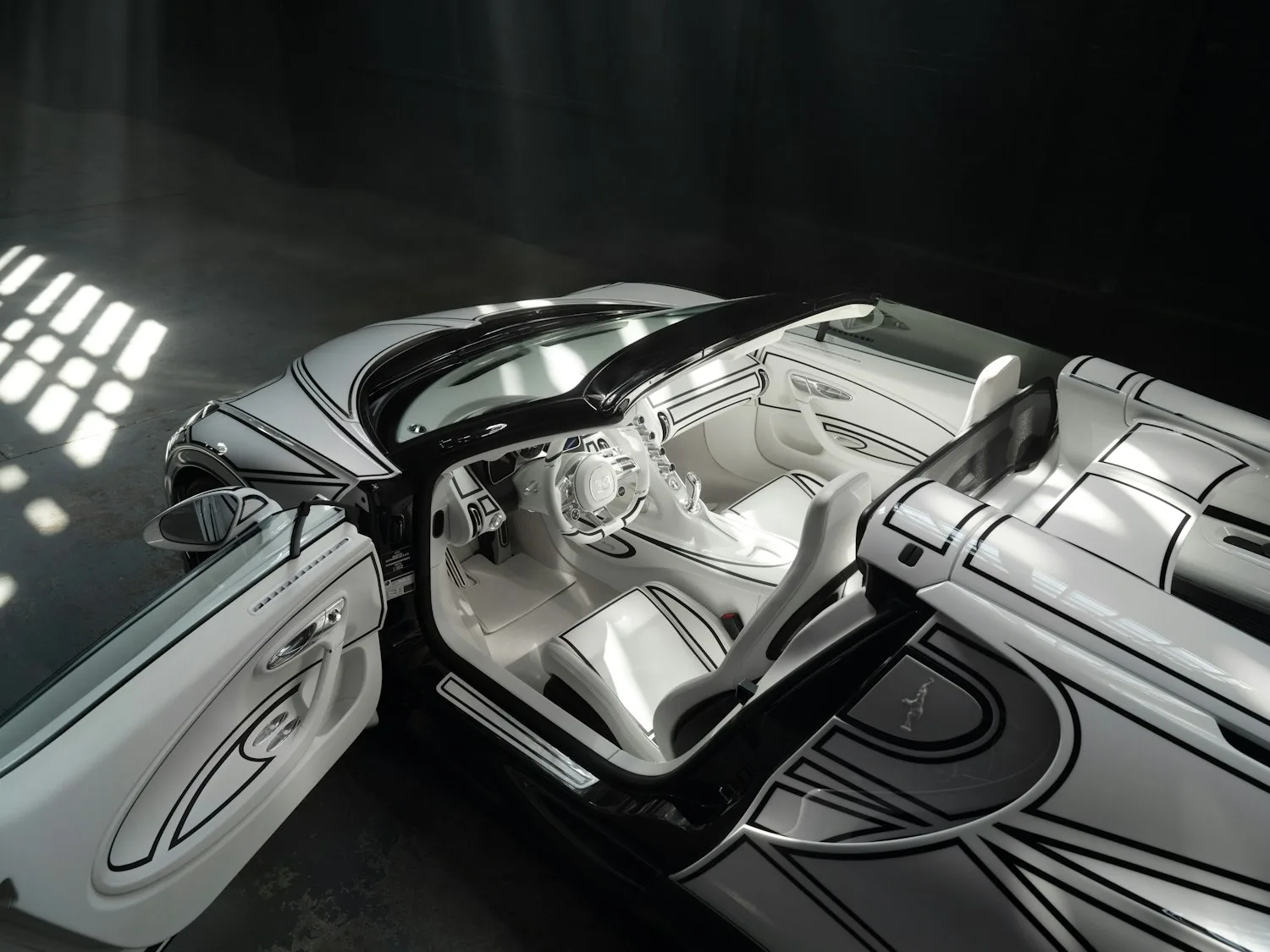 Bugatti Reveals W16 Mistral 'Blanc Éternel' in Collaboration with KPM Berlin