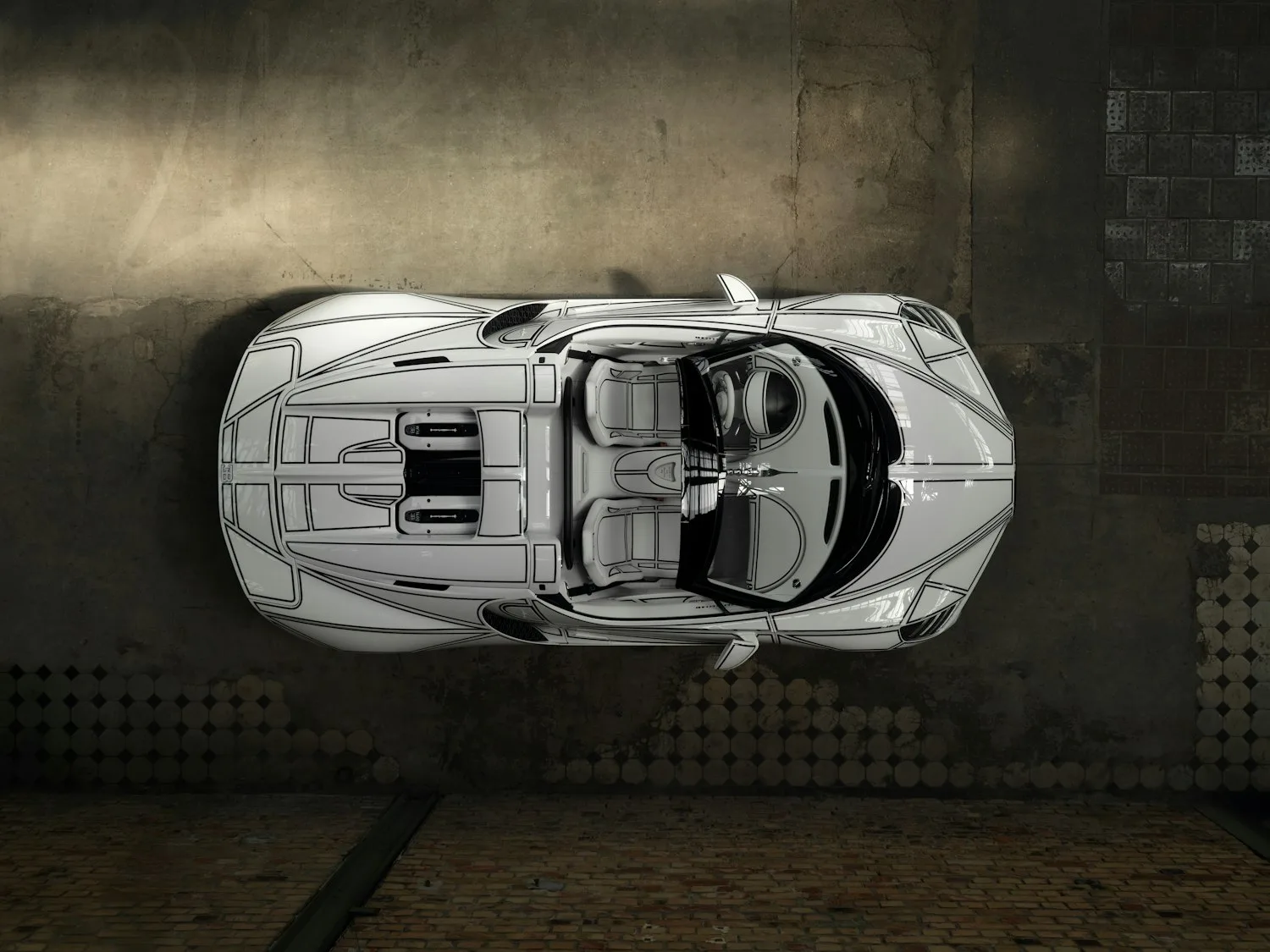 Bugatti Reveals W16 Mistral 'Blanc Éternel' in Collaboration with KPM Berlin