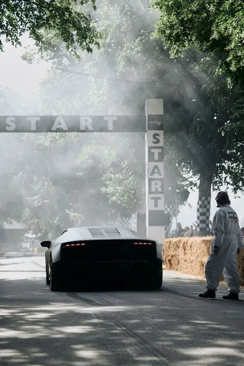 Audi Nuvolari Makes Hillclimb Run at Goodwood Festival of Speed