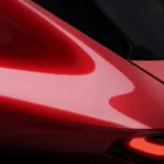 Teaser image showing the rear quarter of Alfa Romeo's upcoming C-segment SUV.