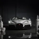 Bugatti Reveals W16 Mistral 'Blanc Éternel' in Collaboration with KPM Berlin