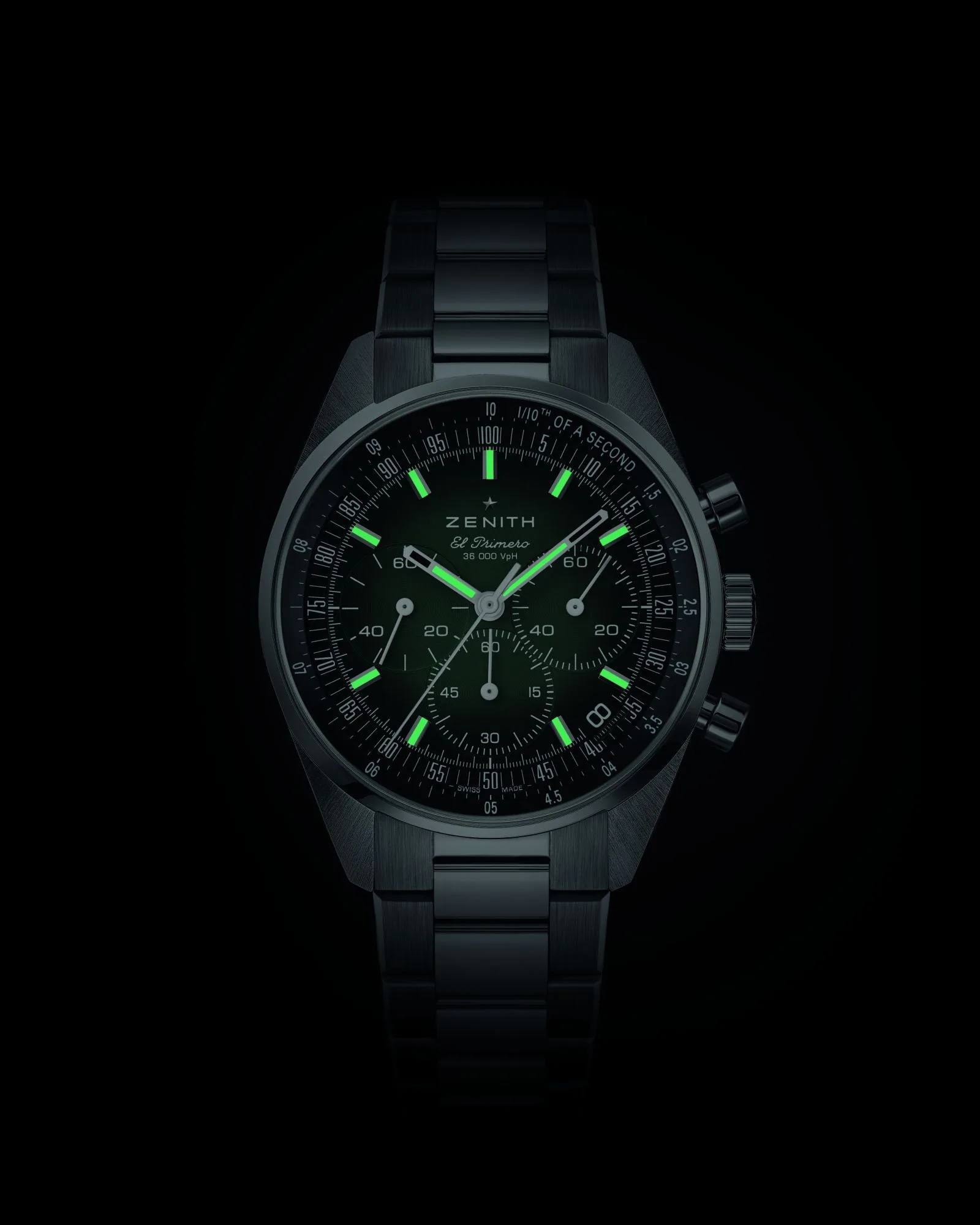 Zenith Releases 50-Piece Chronomaster Original Paris Edition with Verdigris Gradient Dial