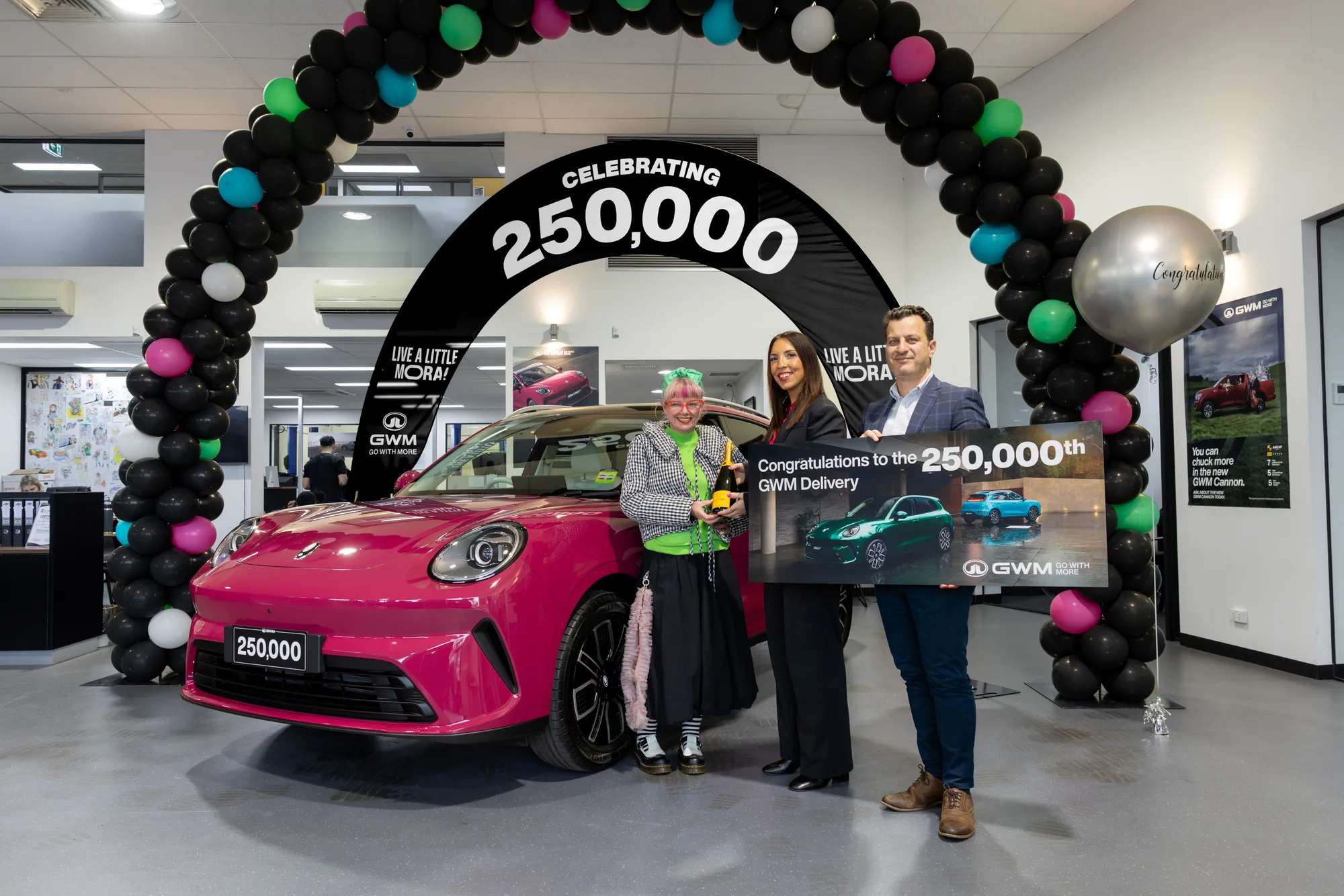 GWM Hits 250,000 Australian Sales with ORA 5 Electric SUV