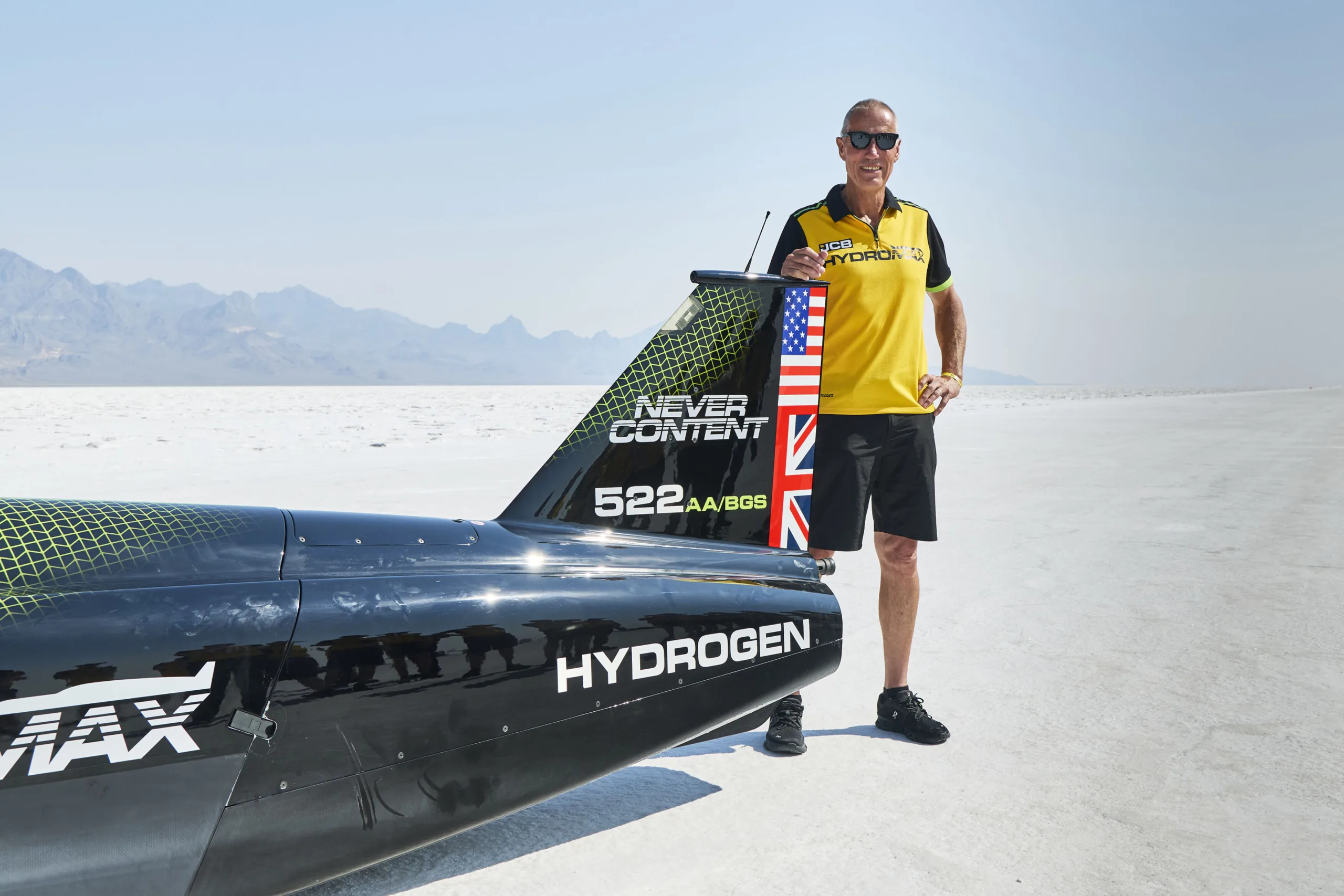Recording 368.347mph - JCB Hydromax Smashes Speed Record