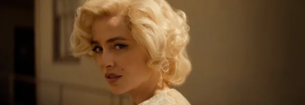 A photo of Dakota Johnson playing Marilyn Monroe in the 'Flesh Impact' film set to debut at this year's Venice Film Festival.