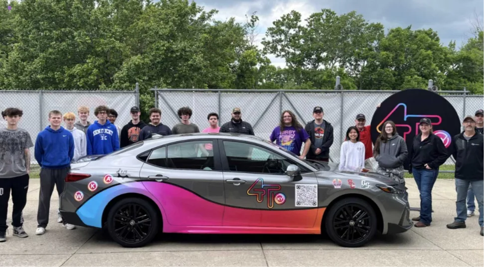 Toyota Kentucky Turns Damaged Vehicle Into Hands-On Teaching Tool