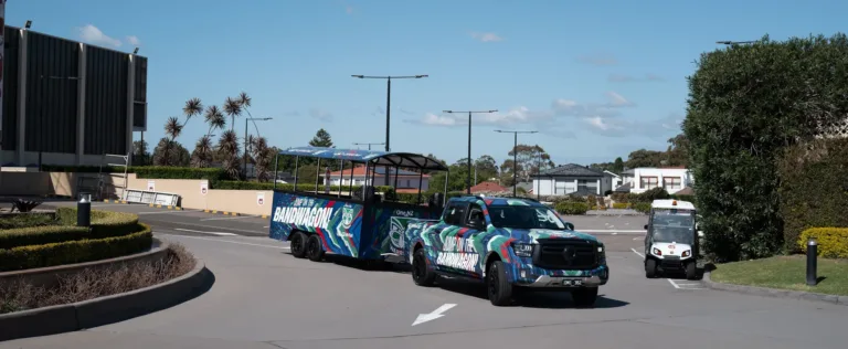 GWM Cannon Alpha PHEV Powers The Wah's Bandwagon for NRL Finals