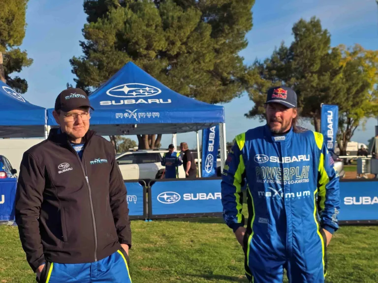 Subaru’s dynamic duo at the 2026 Sunraysia Safari Rally