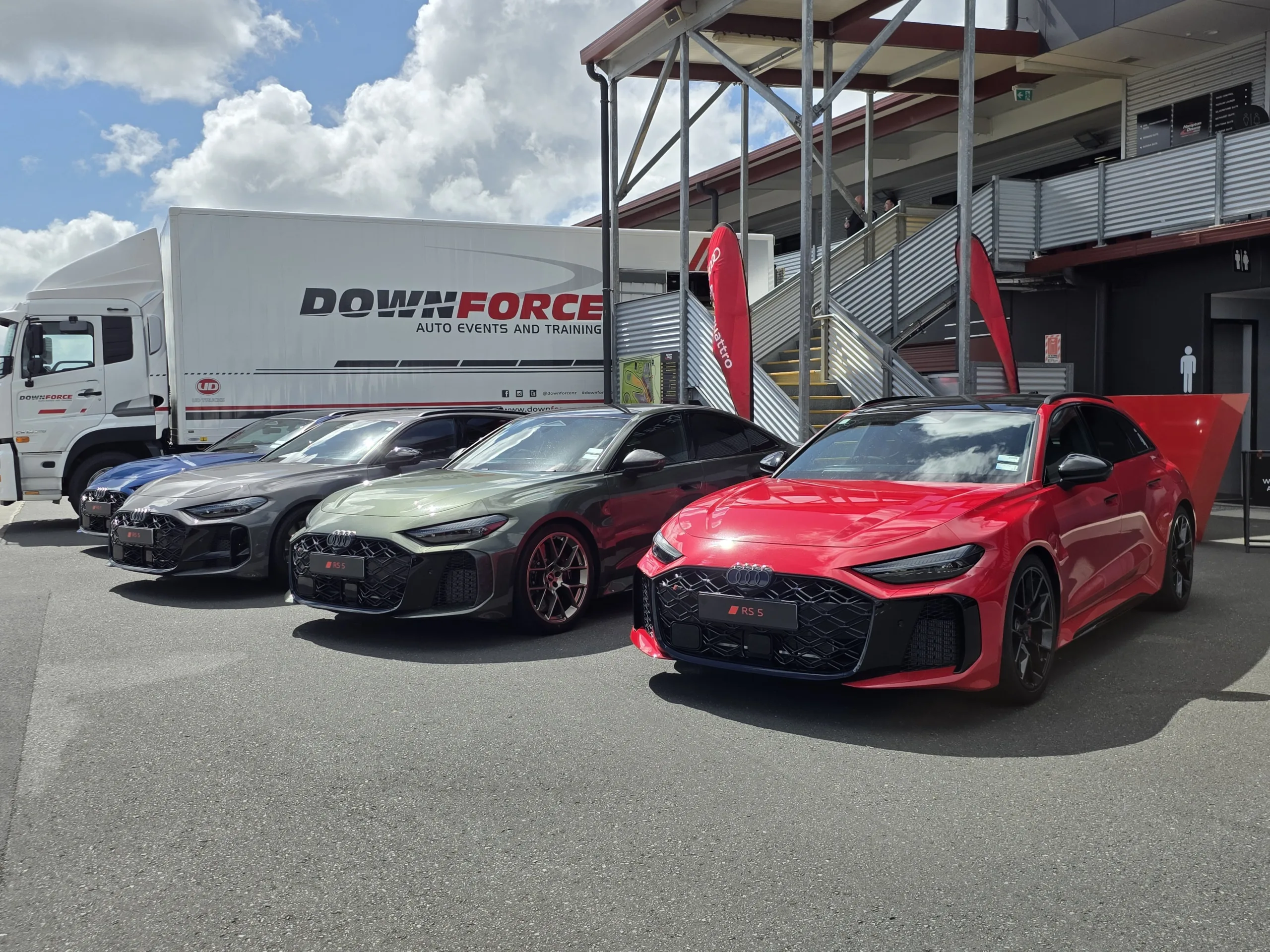 Adrenaline-fueled Track Day with the All-New Audi RS5 PHEV