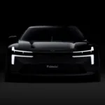 Front on view of the Polestar Formula 2030 Concept Car.