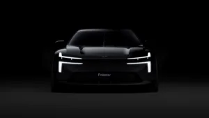 Front on view of the Polestar Formula 2030 Concept Car.