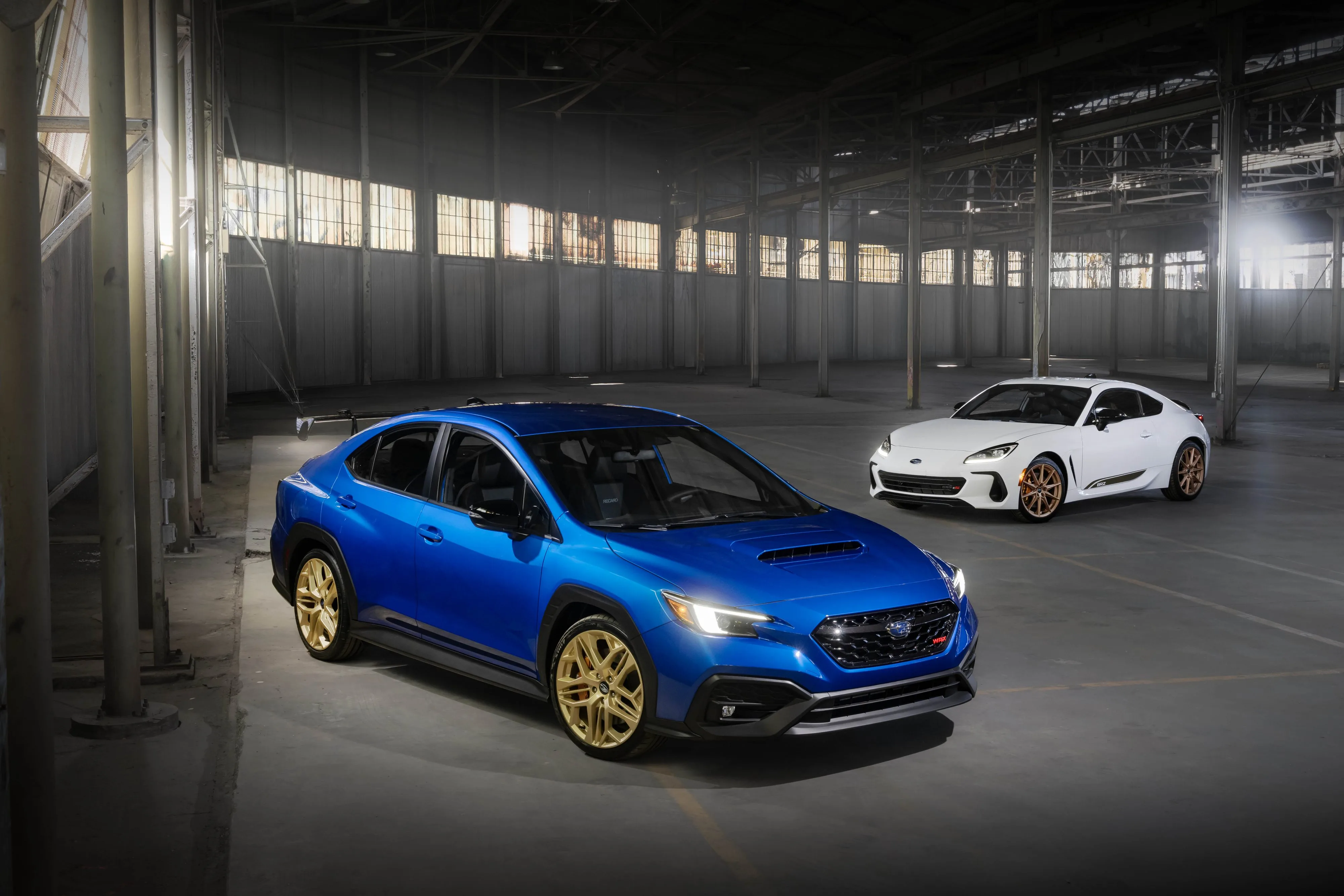 Subaru brings a big wing back for new WRX and BRZ Anniversary Specials