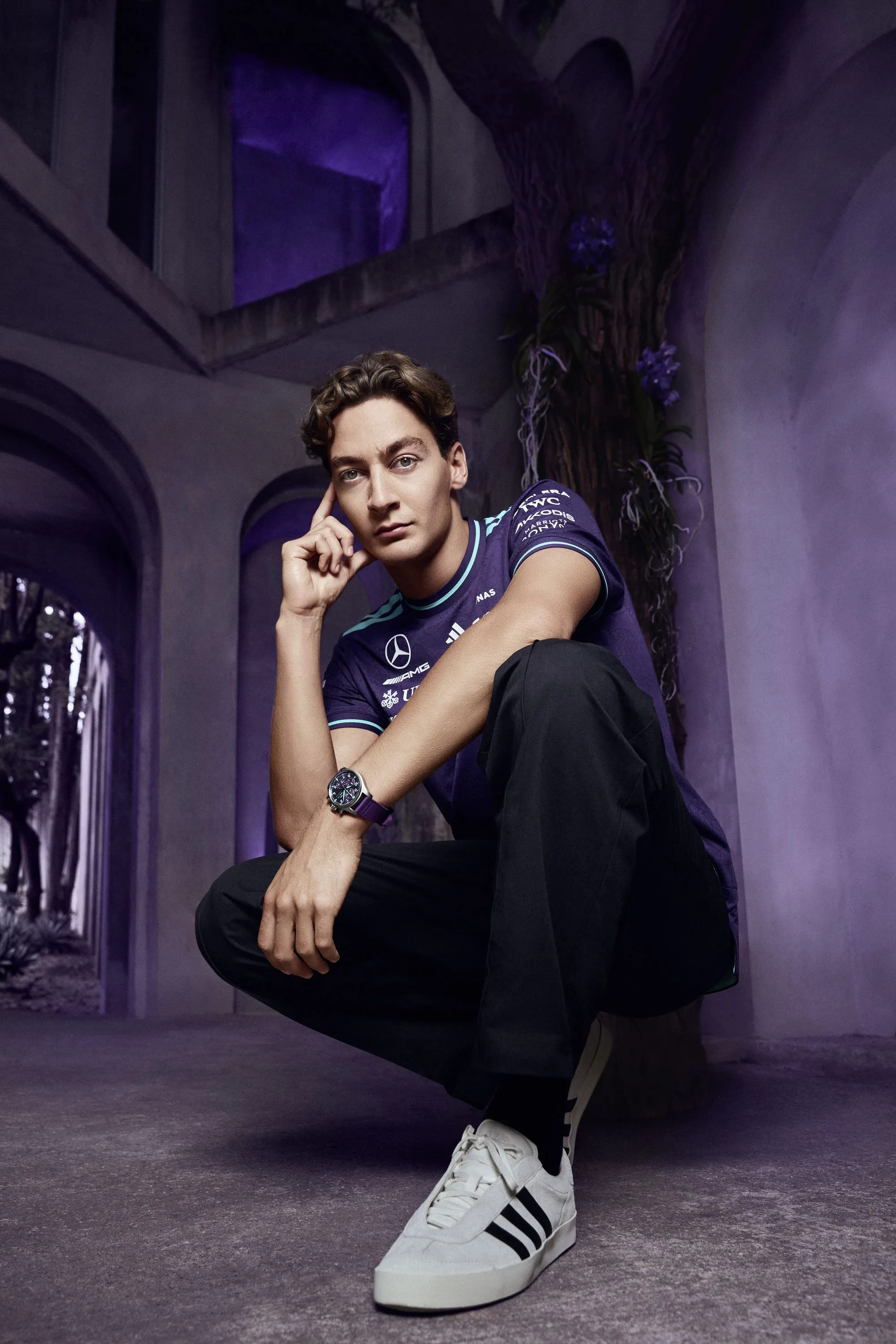 IWC Schaffhausen releases a Pilot's Chronograph with a purple dial to mark Singapore Grand Prix