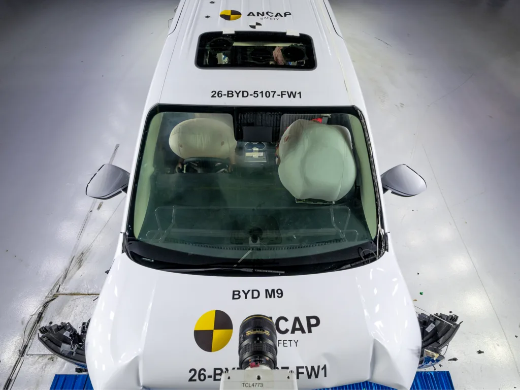 BYD Sealion 5 Gets Three-Star ANCAP Rating as M9 People Mover Earns Five