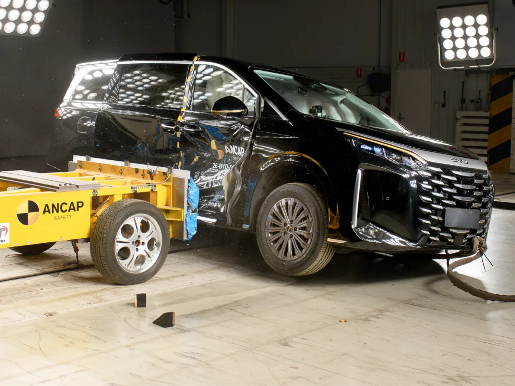 BYD Sealion 5 Gets Three-Star ANCAP Rating as M9 People Mover Earns Five