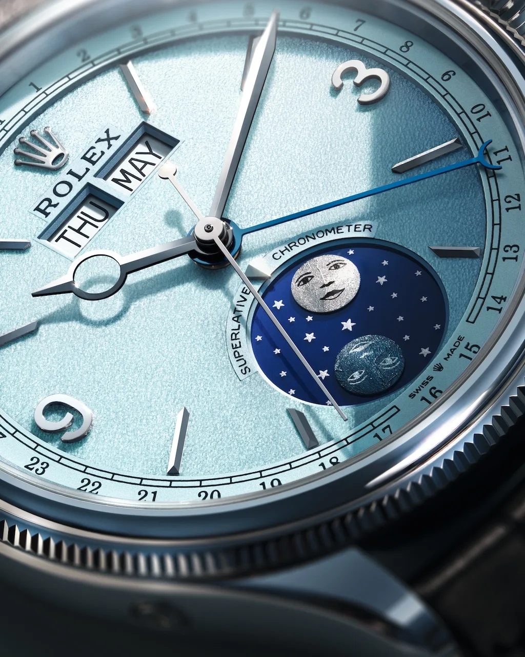 Rolex introduces Perpetual Padellone with Annual Calendar and Moonphase
