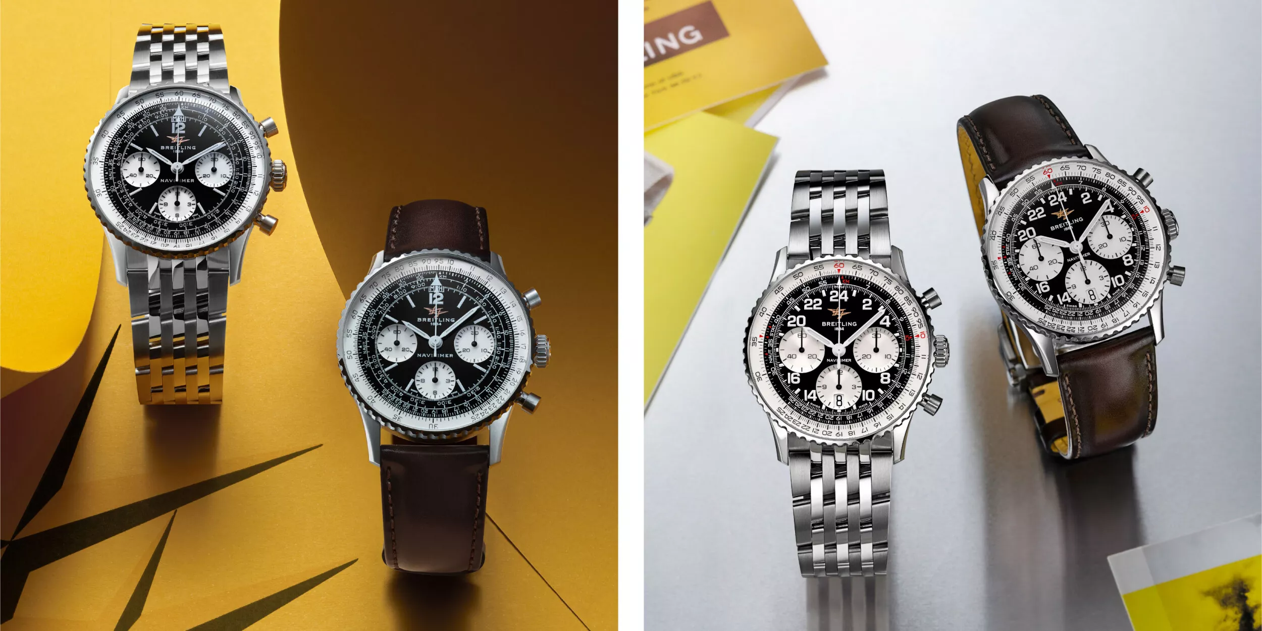 Breitling Adds Manual-Wind Navitimer B09 and Cosmonaute Chronographs to Its Core Collection