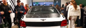 Bentley Shows Electric Torcal and Glow-in-the-Dark Flying Spur Art Car in New York