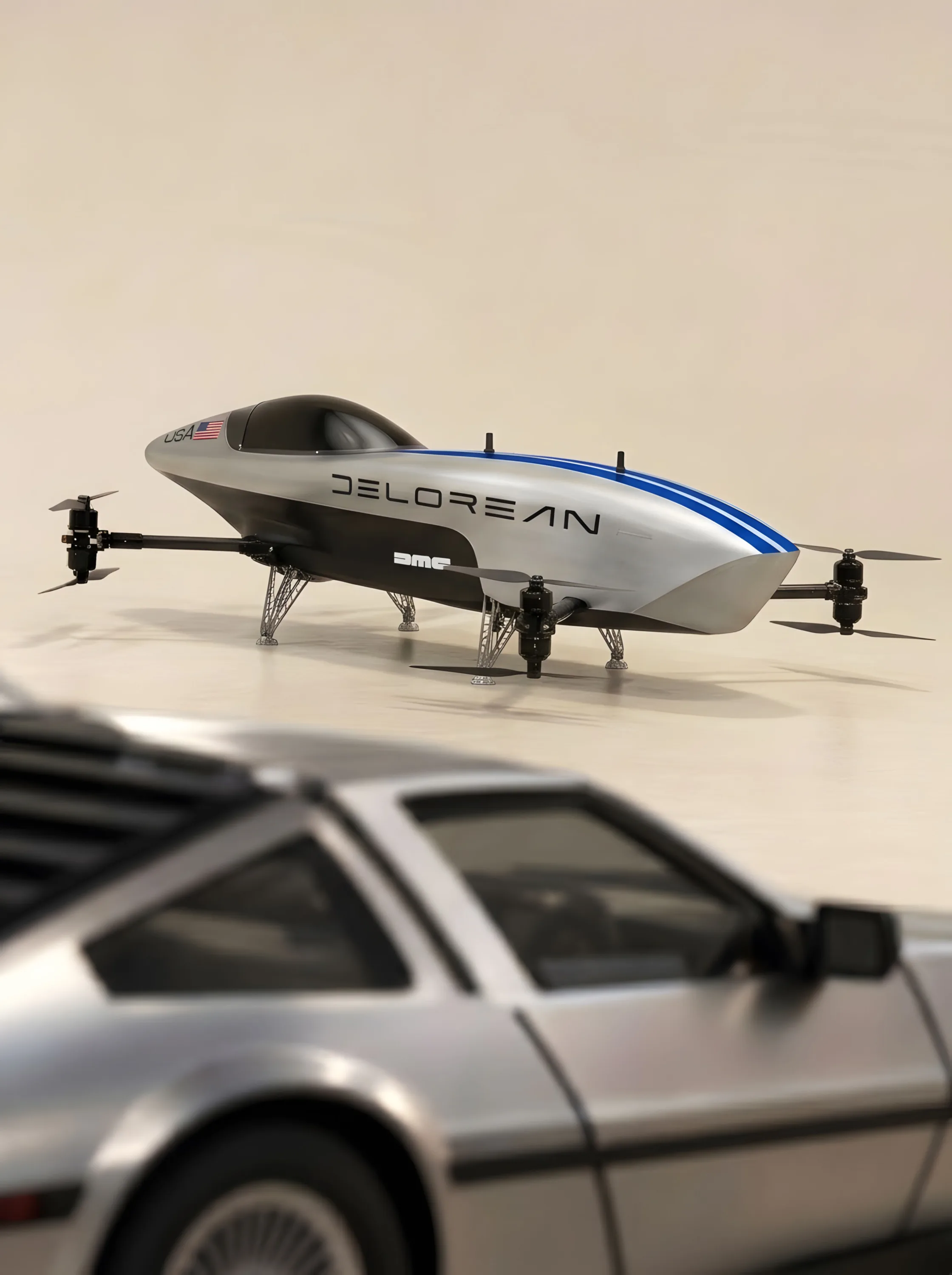 Great Scott - DeLorean Takes Flight