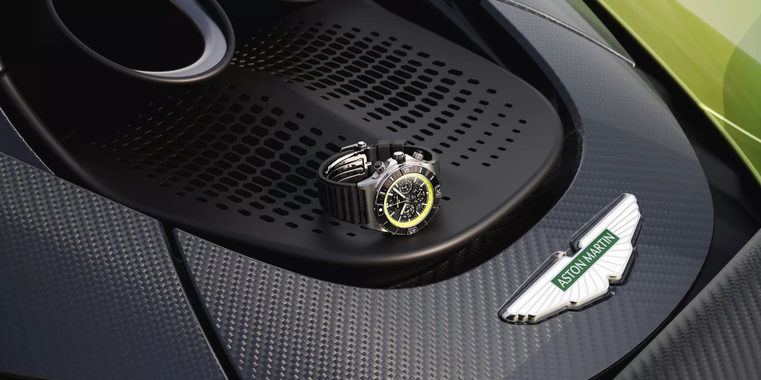 Breitling Opens Bespoke Super Chronomat Programme to Aston Martin Valhalla Owners