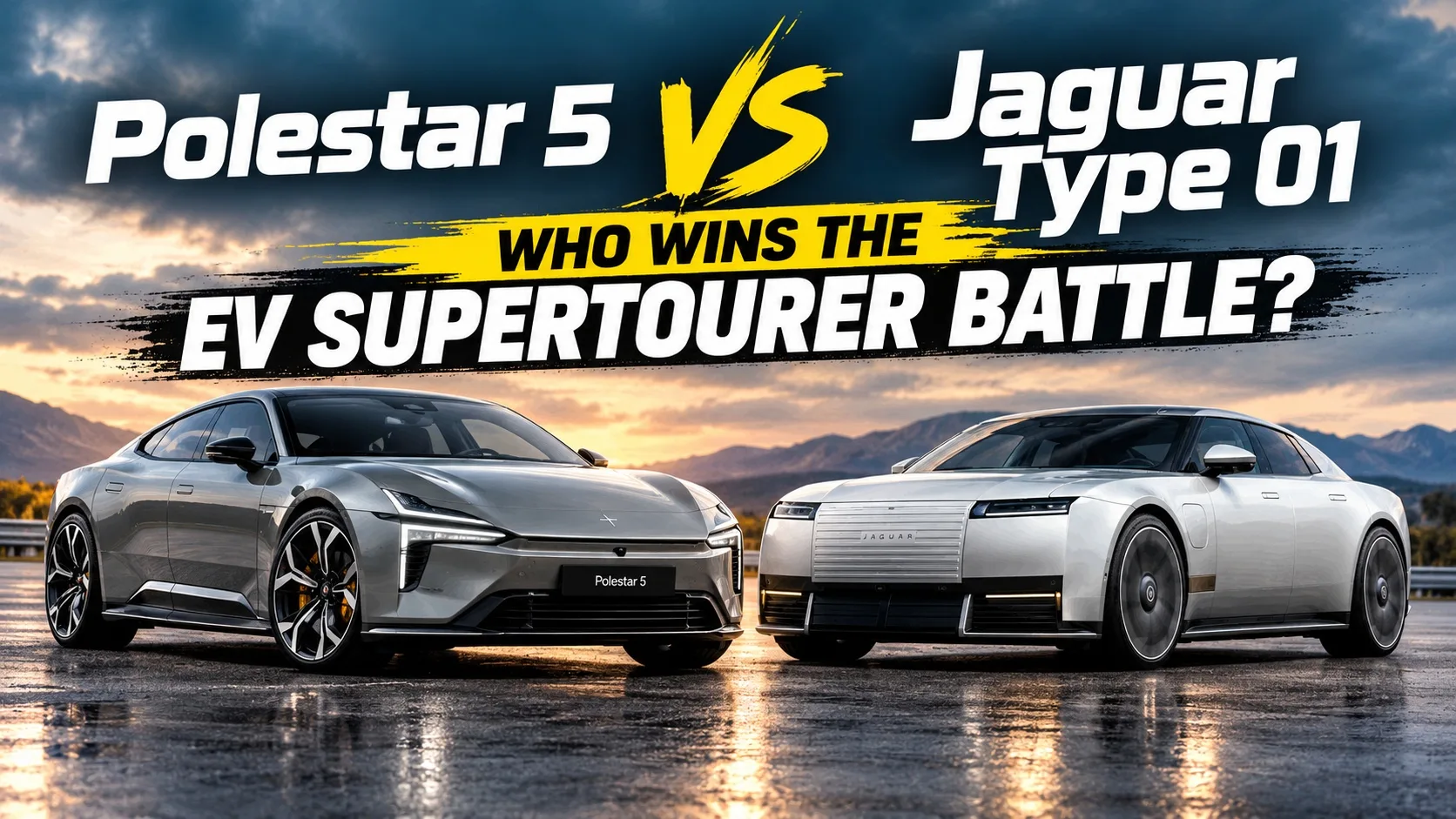 Polestar 5 vs Jaguar Type 01 - Who Wears 'Super Saloon' Better?