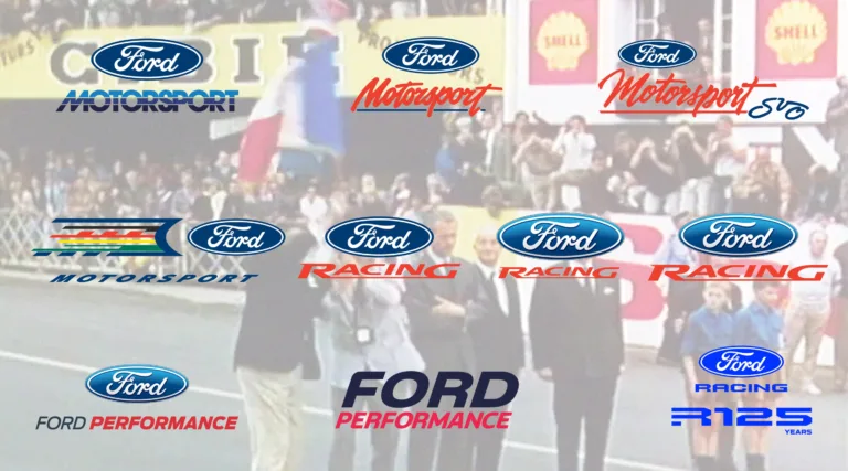 Ford Marks 125 Years of Racing With a History of Its Motorsport Names and Logos