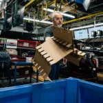 Ford Adds Basketball Backboards to Recycling Bins in Zero-Waste-to-Landfill Push