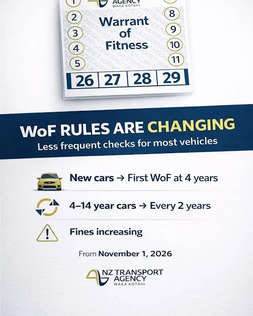 WoF Changes Are Here – Some Kiwi Cars Can Now Go Two Years Between Inspections